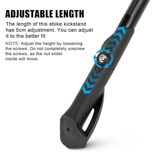 Kickstand for Ridstar Q20, Non-Slip Kick Stand for Ebike Dirt Bike Ridstar