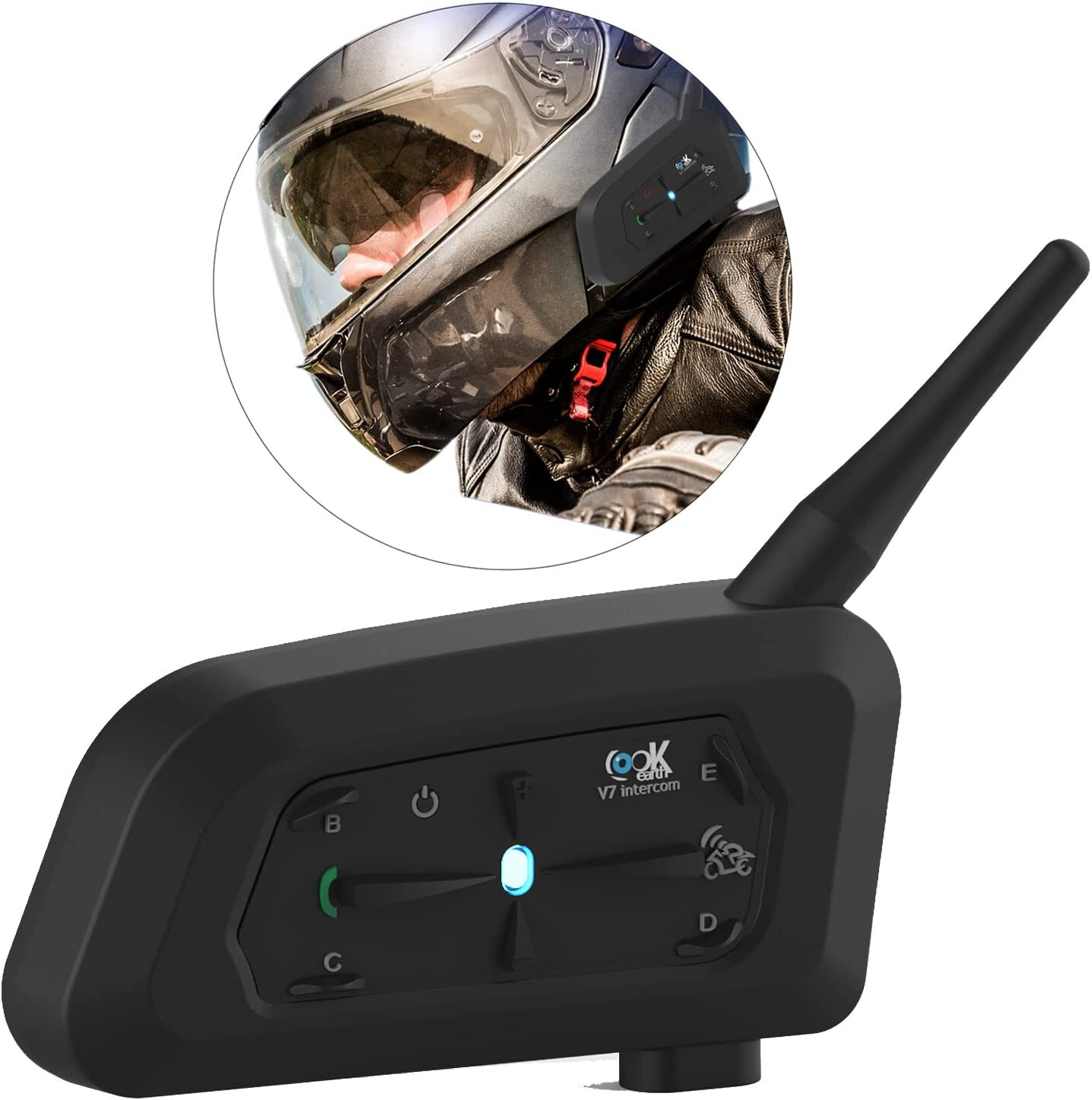 Motorcycle Helmet Bluetooth Headset Intercom Intercomunicador Moto Bluetooth