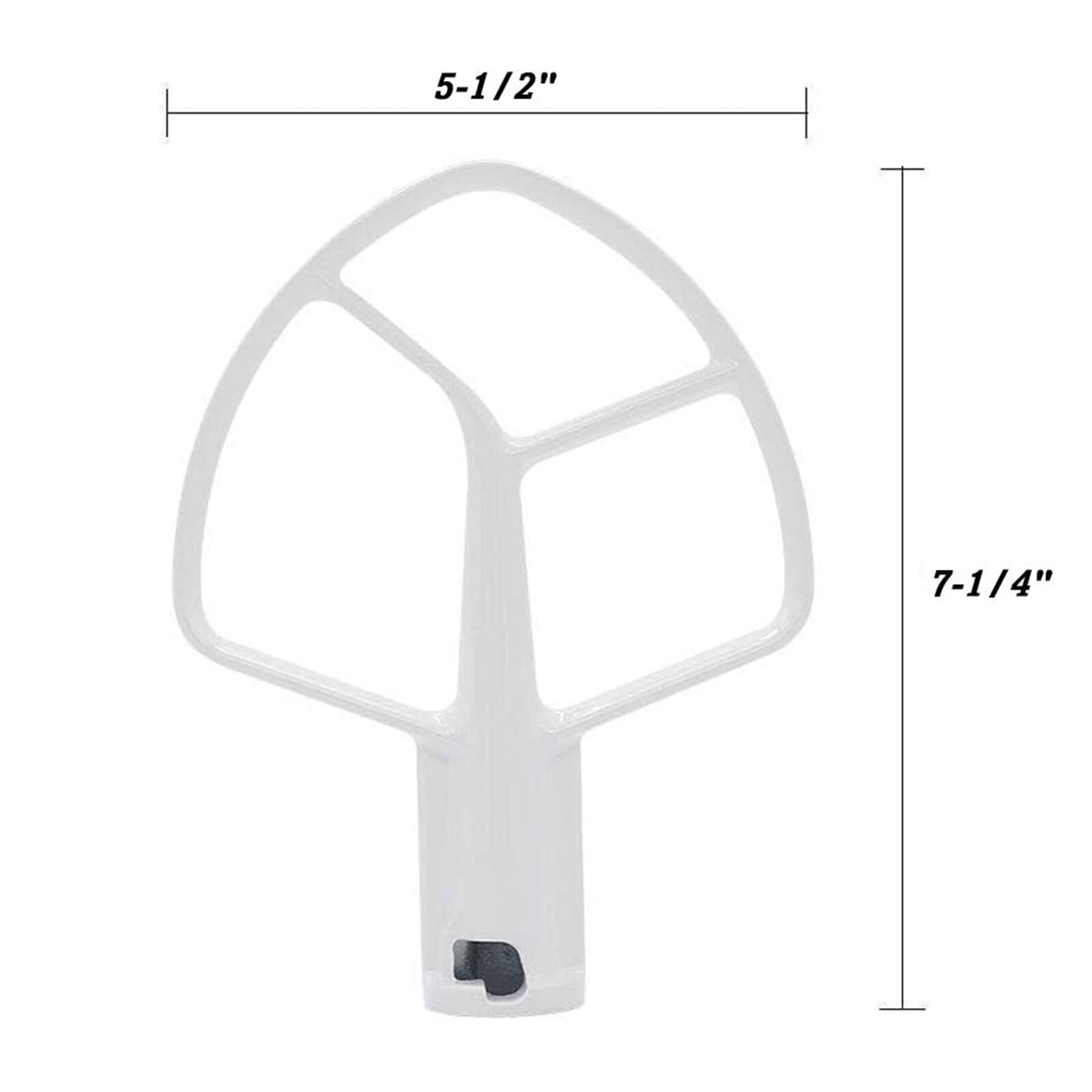 K5AB K5SS Kitchen Mixer Aid Coated Flat Beater For 5QT Mixer Bowl