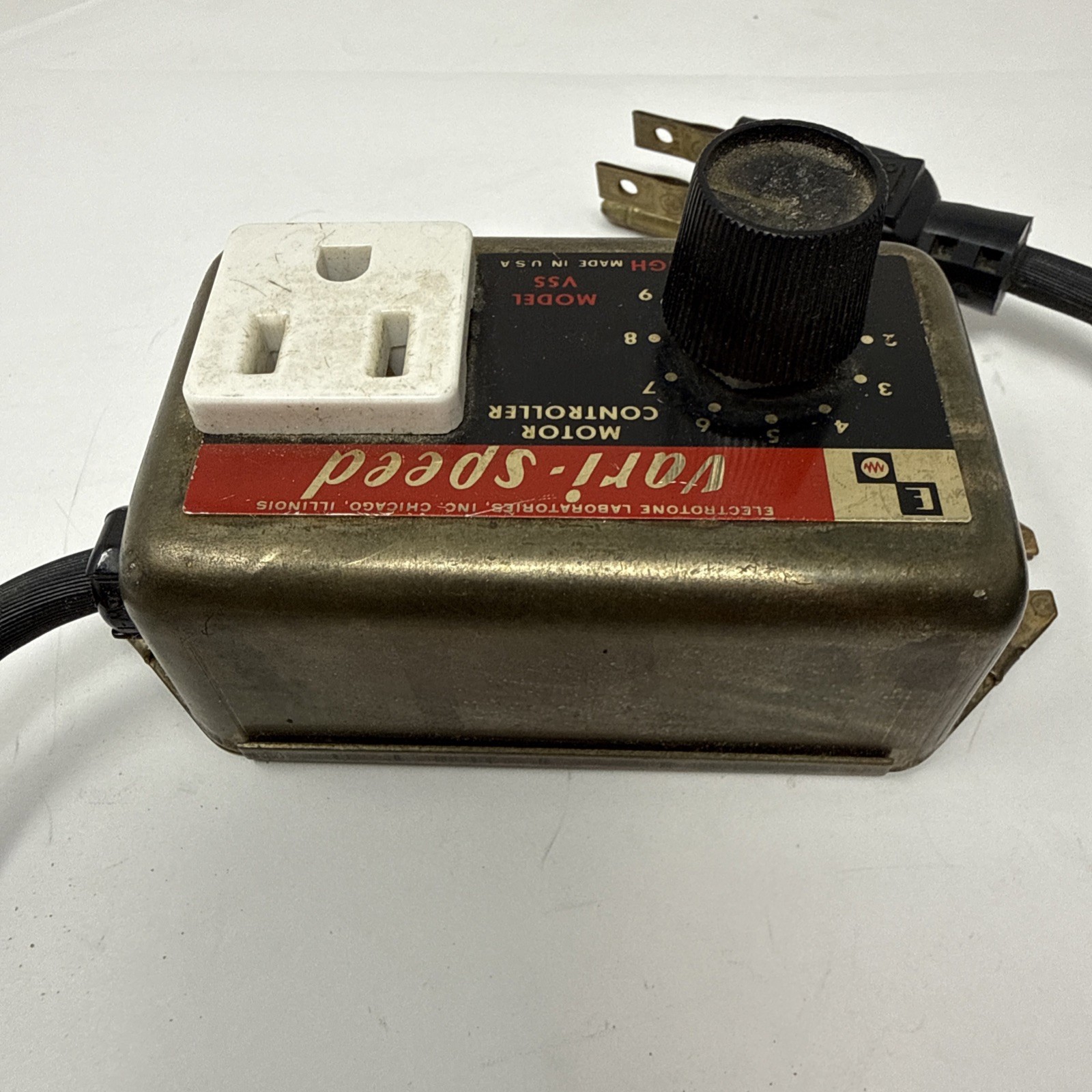 Vintage Electrotone Laboratories Vari-Speed Motor Controller Model VSS ~ 7.5Amp