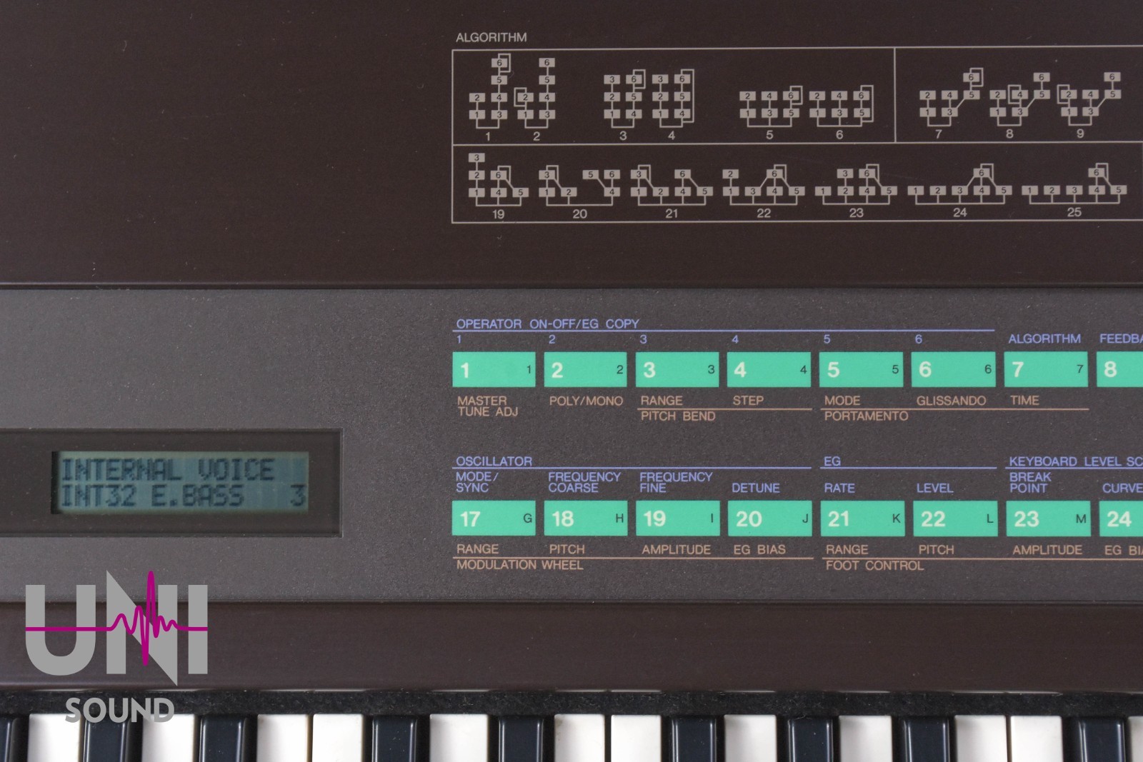 YAMAHA DX7 Digital Programmable Algorithm Synthesizer in Very Good Condition