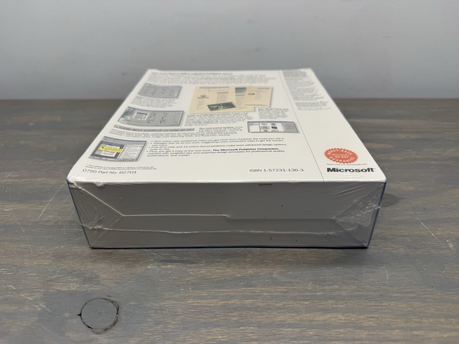 Vintage Microsoft Windows Publisher NOS 3.5” Floppy Disk Software New Sealed!