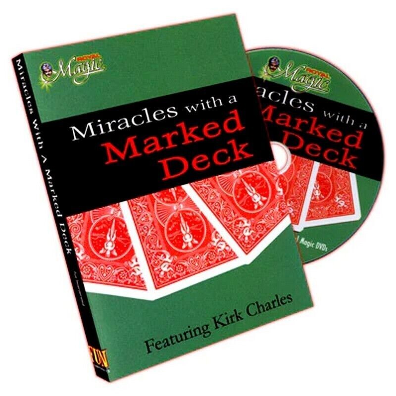 Miracles with a Marked Deck DVD by Kirk Charles Learn Boris Wild Markings & More