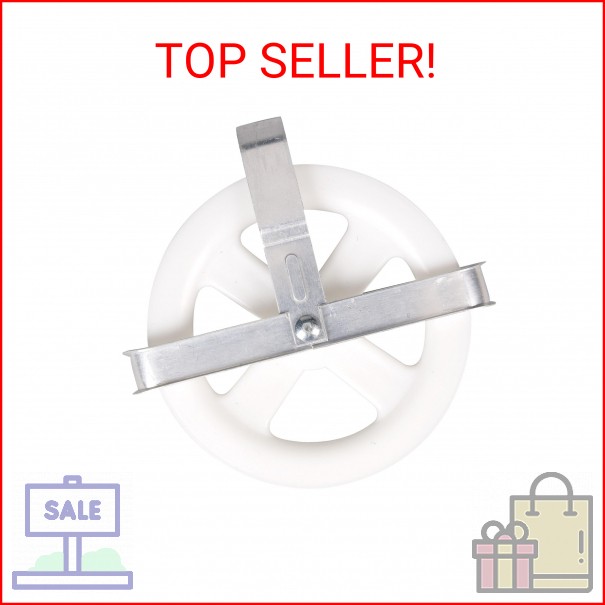 Household Essentials Clothesline Pulley, Durable PP Wheel with UV Protection, Zi
