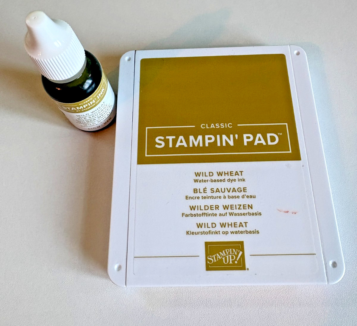 Stampin Up Classic Ink Refill & Pad ~ Wild Wheat