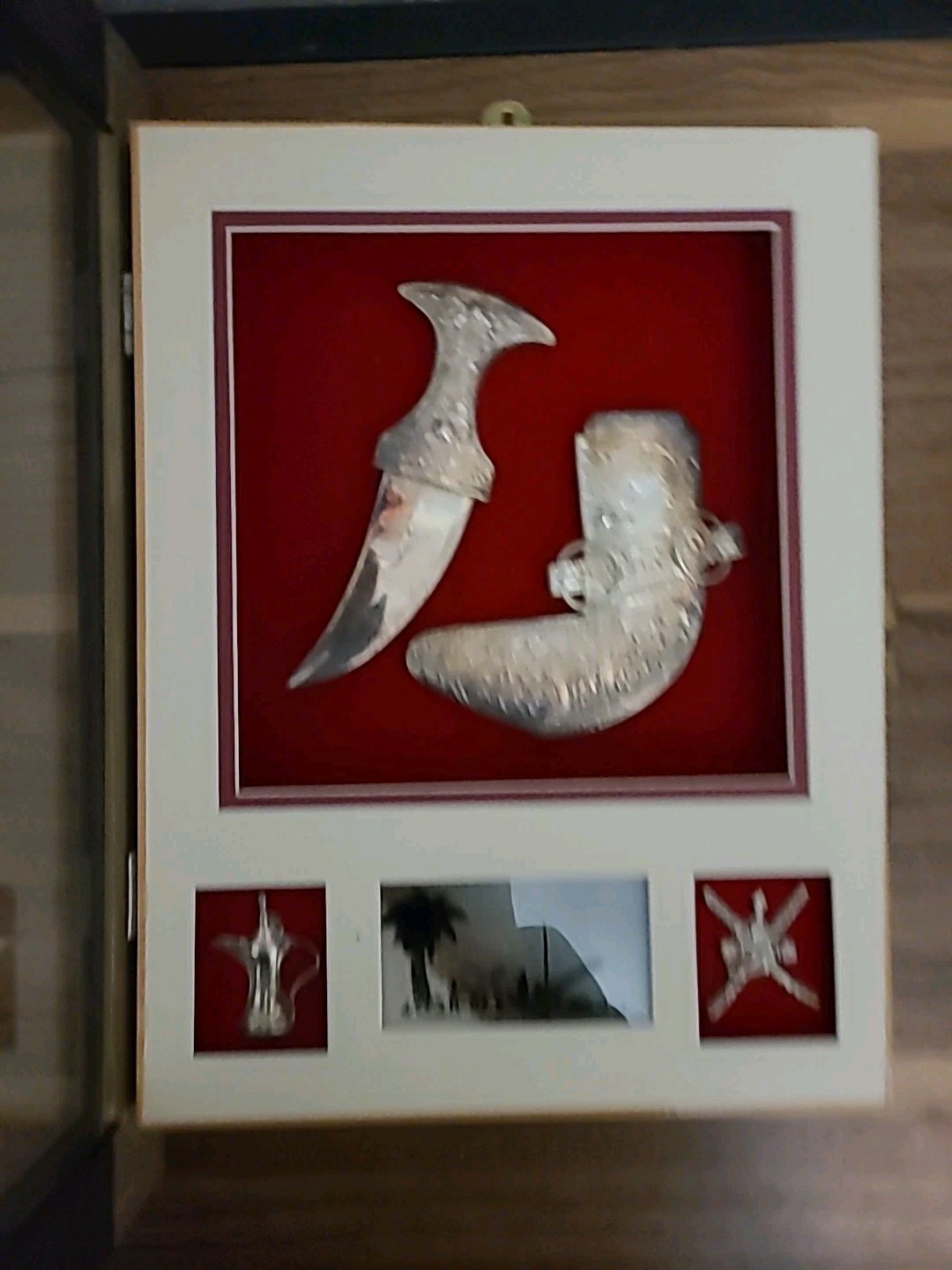 Framed Omani Khanjar Dagger