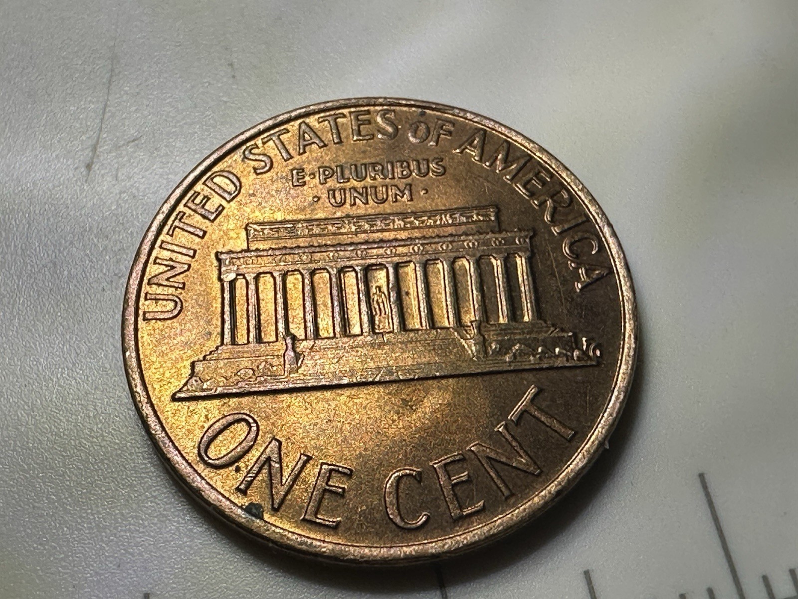 1974 D Penny Die Crack Error