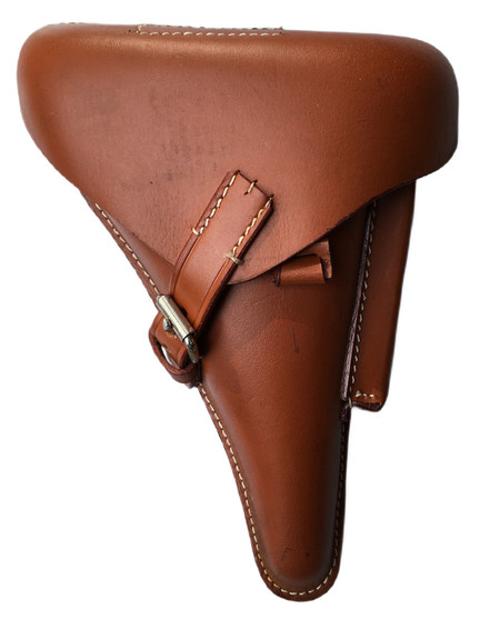 WWII German P08 Luger Pistol Holster Hardshell Leather