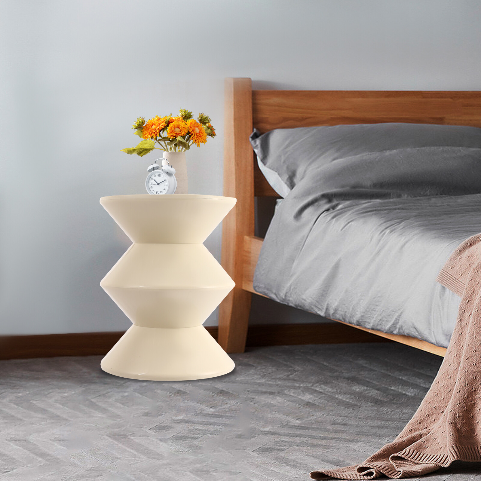 Side Table, Sofa Side Table, Modern Round End Table