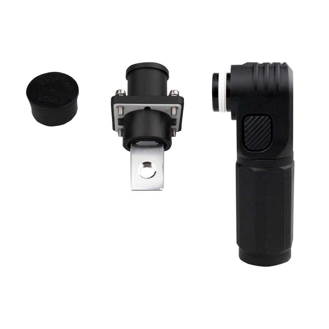 EG4 WallMount AllWeather Battery Connector-Black