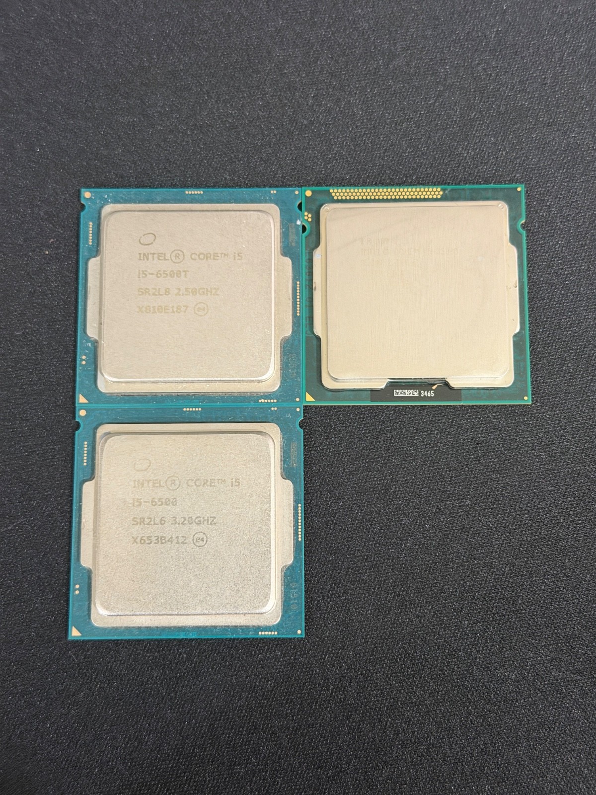 Lot of 3x Intel CPU i5-6500 i5-6500t i5-2500s