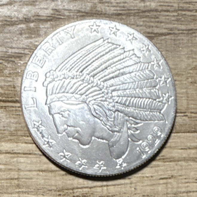 Golden State Mint 2020 Indian Head .999 Fine Silver Round D Mint Mark Denver