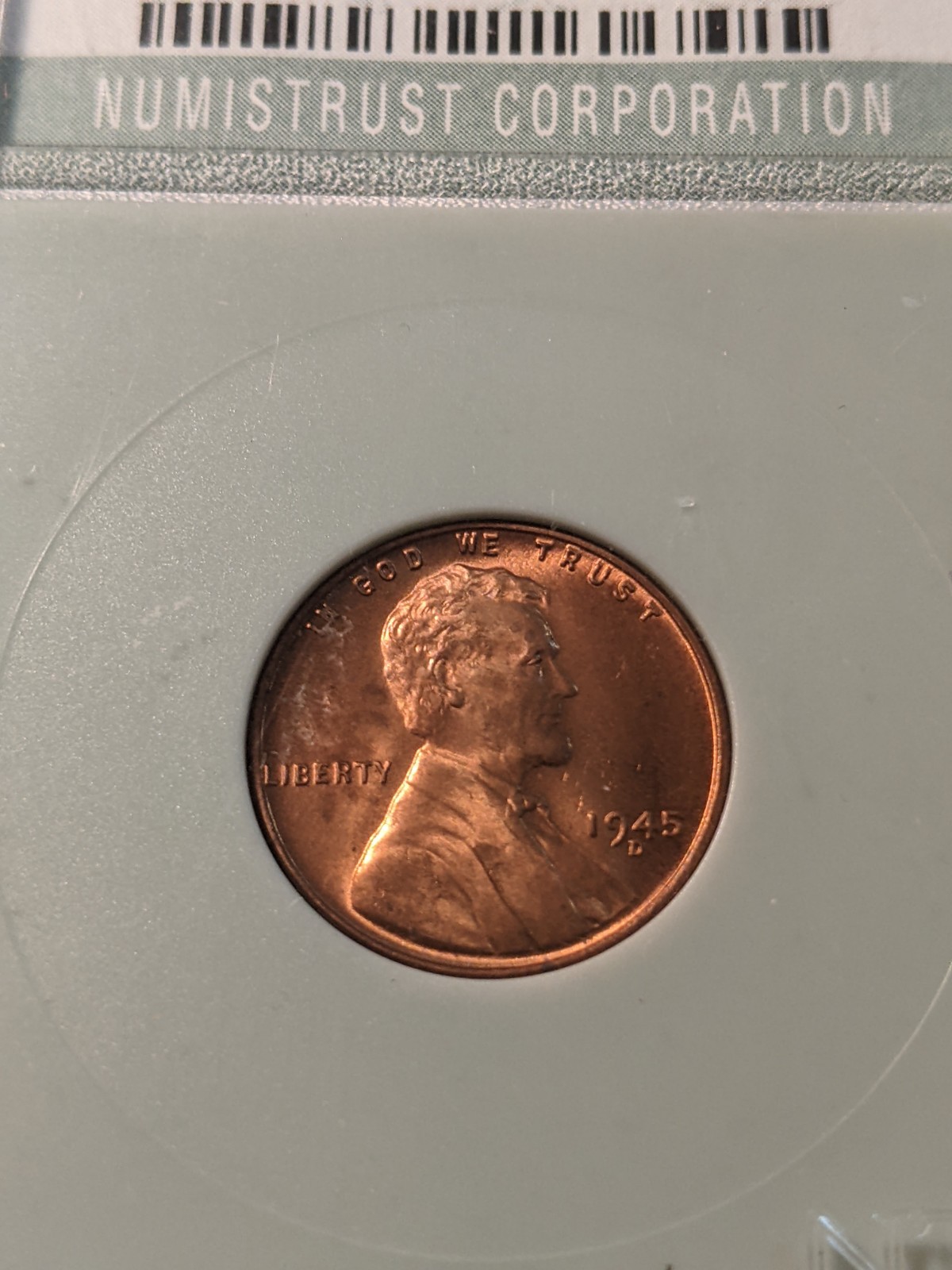 1945-D MS67 RD 1C PENNY