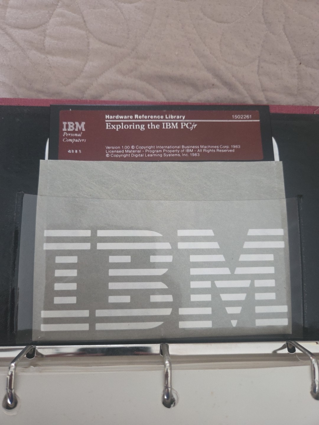 IBM Personal Computer Hardware Reference Library GUIDE TO OPERATIONS 1502292