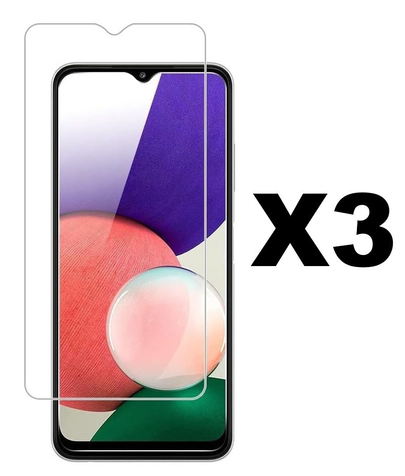 3 Pack Tempered Glass Screen Protector, Anti Scratch, for Samsung Galaxy A22 5G