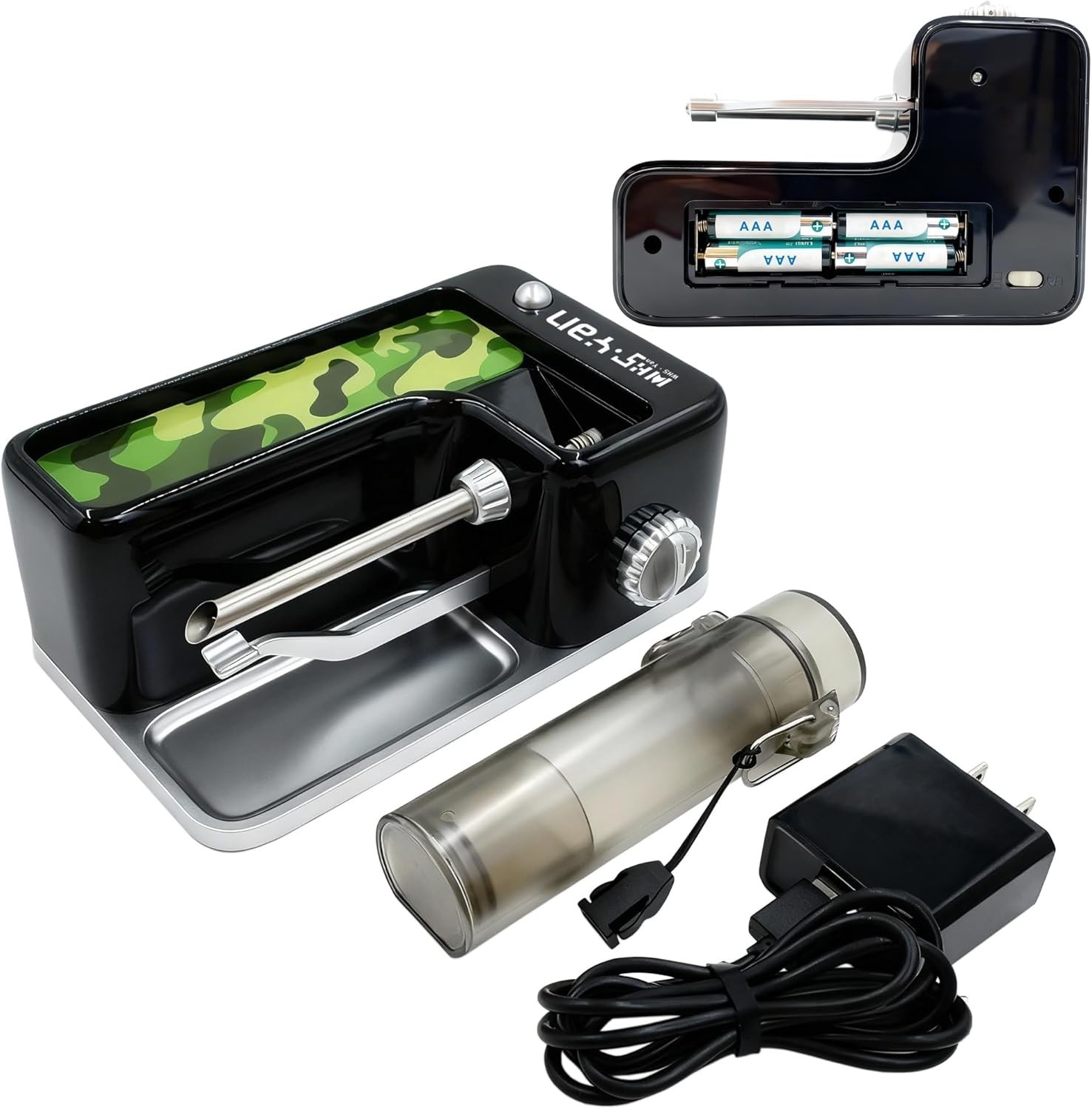Cigarette Rolling Machine, Electric Pre-Roll Cone, USB-C/Automatic Electric