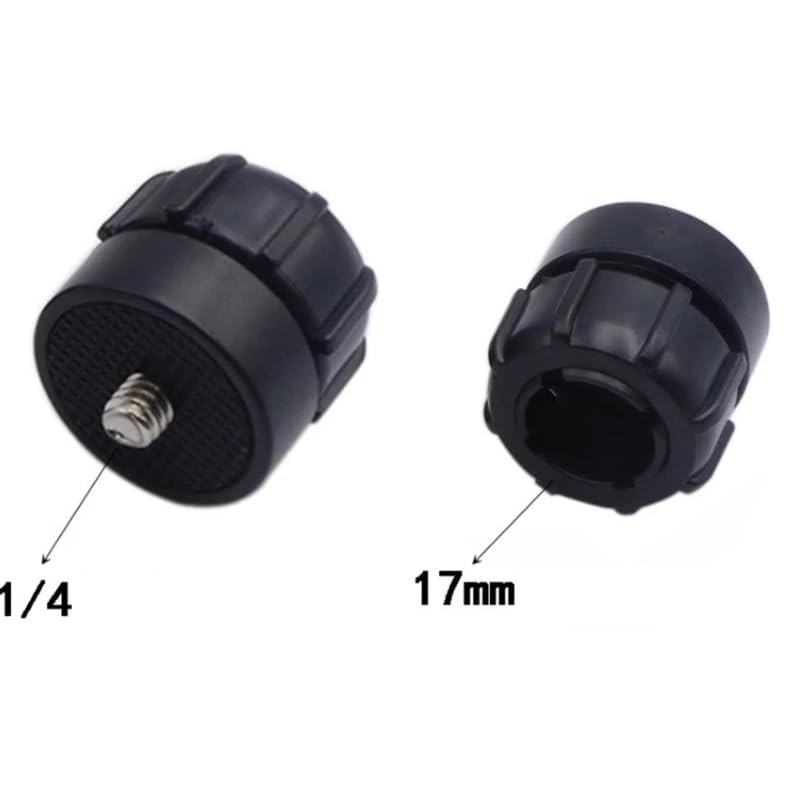 3 Pack 1/4 Screw to 17mm Ball Mount Base Mount Stand Interface Socket Joint f...