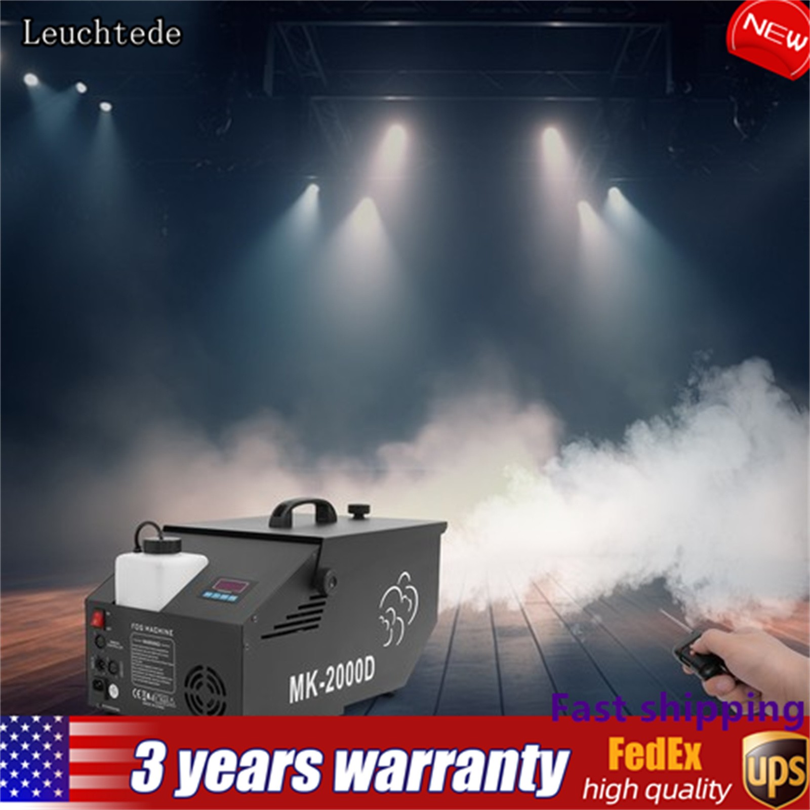 1200W Low Lying Ground Dry Ice Fogger Smoke Fog Machine For Bar Party Stage DJ