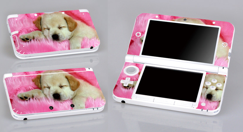 Lovely Dog Vinyl Decal Skin Sticker for Nintendo 3DS XL/LL
