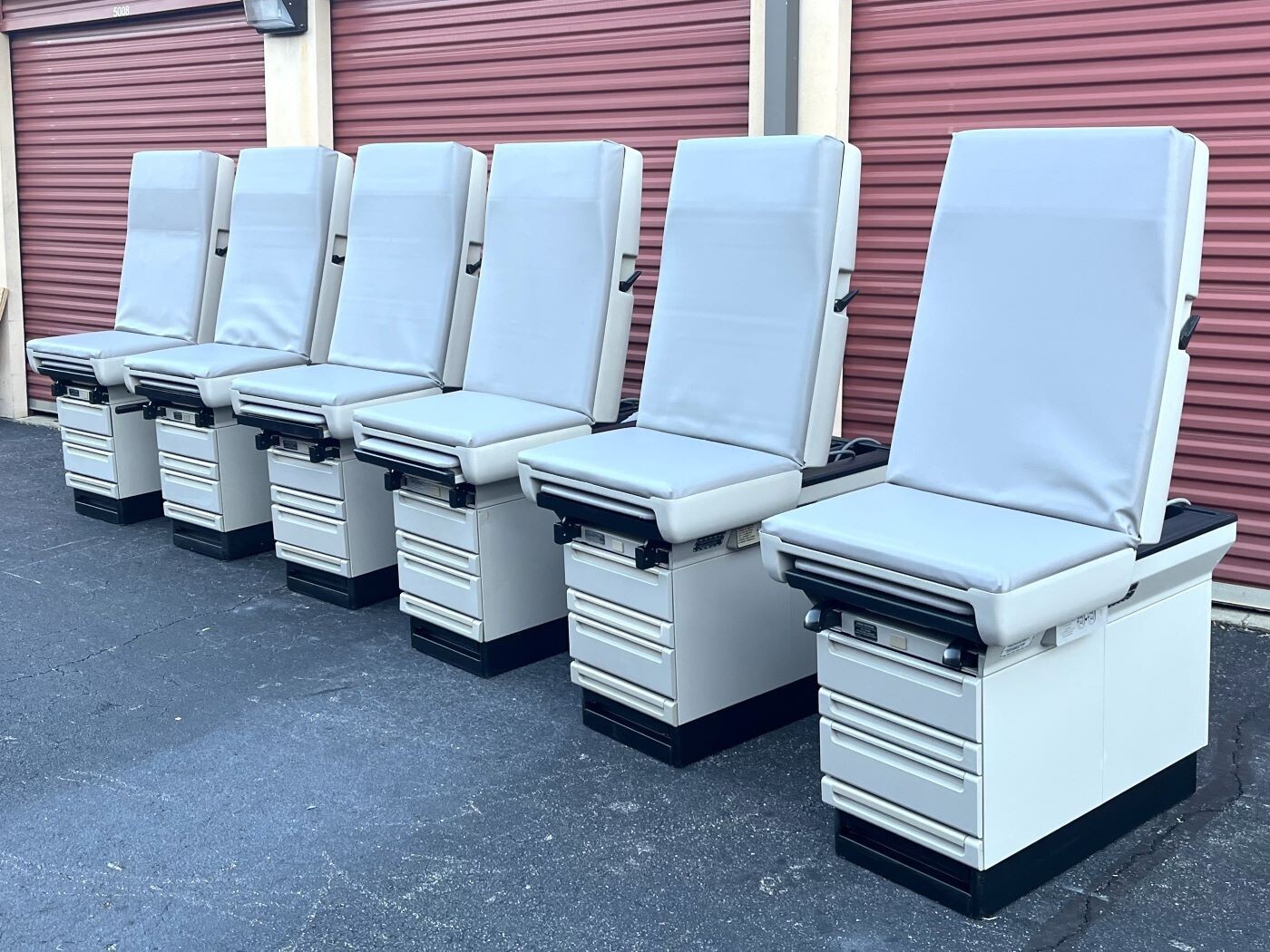 Medical Exam Chair Table Spa New White Upholstery Premier Used Medical Equipment