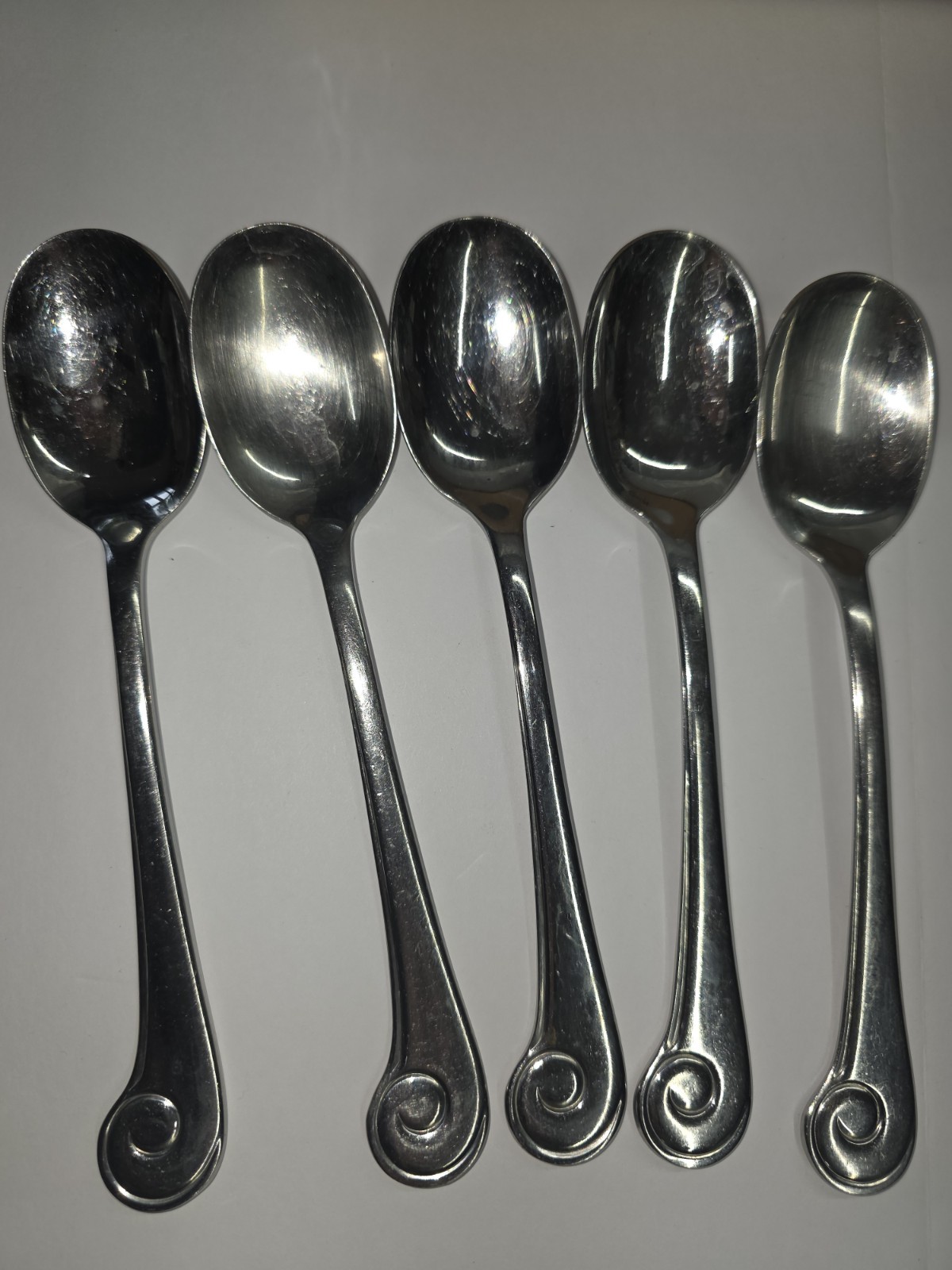 Ginkgo 18/10 stainless 380 nautilus design six piece spoon set