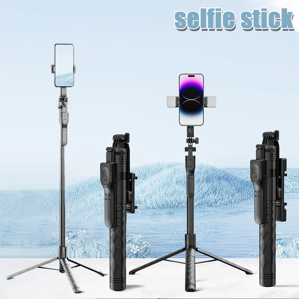 68" Professional  Cell Phone Holder +Camera Tripod Stand Remote Selfie Stick ADL