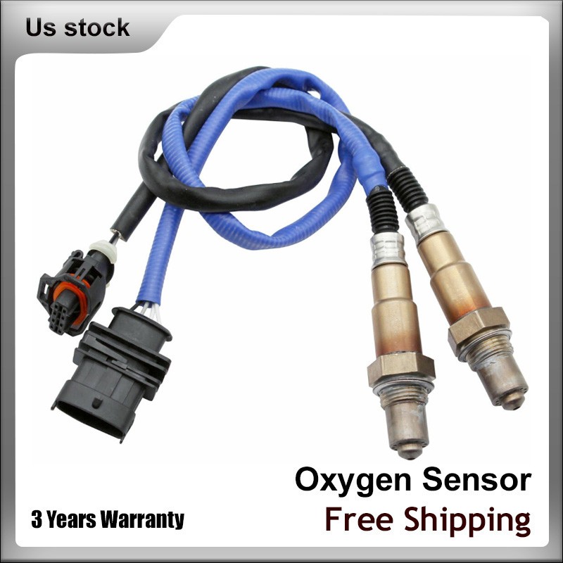 Set of 2 Oxygen Sensors Up+Down For 2013-2021 Chevrolet Cruze Buick Encore 1.4L