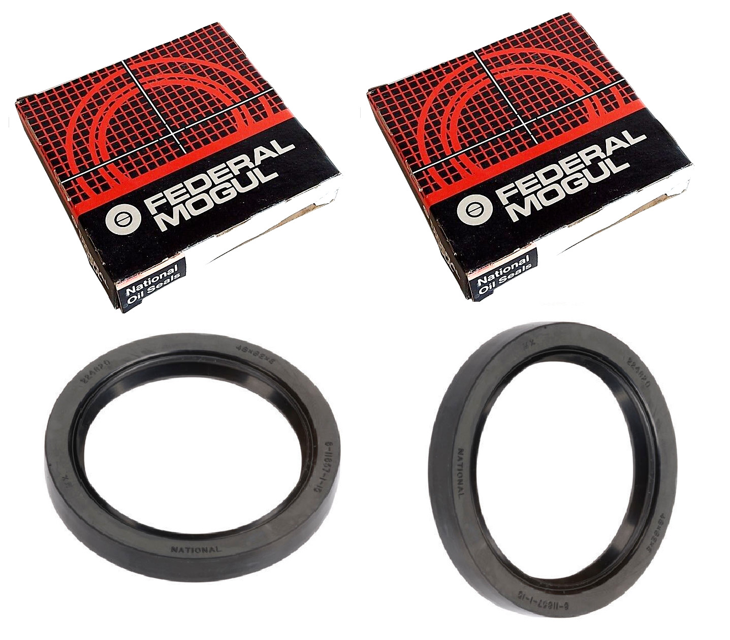 PAIR Wheel Seal Front Inner /Rear FEDERAL MOGUL NATIONAL 224820
