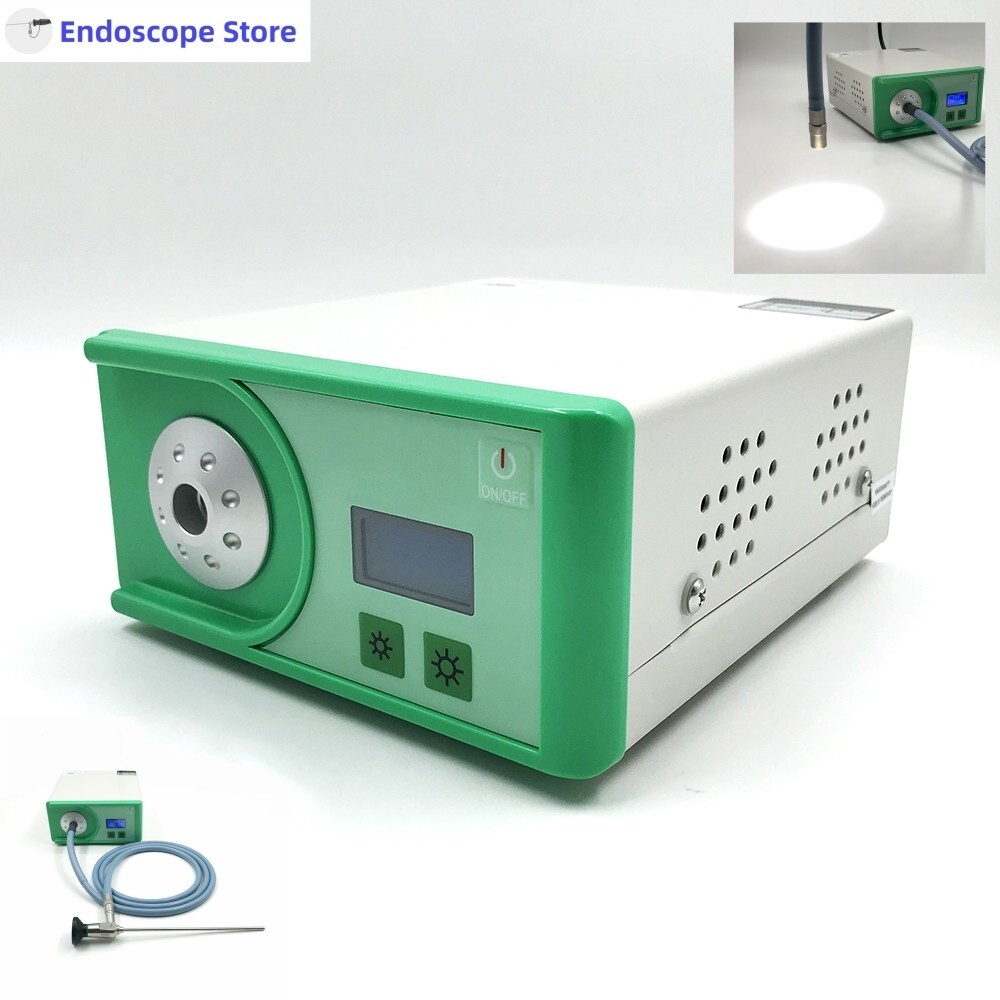 Medical LED 100W Endoscope Microscope Cold Light Source Match WOLF Customized