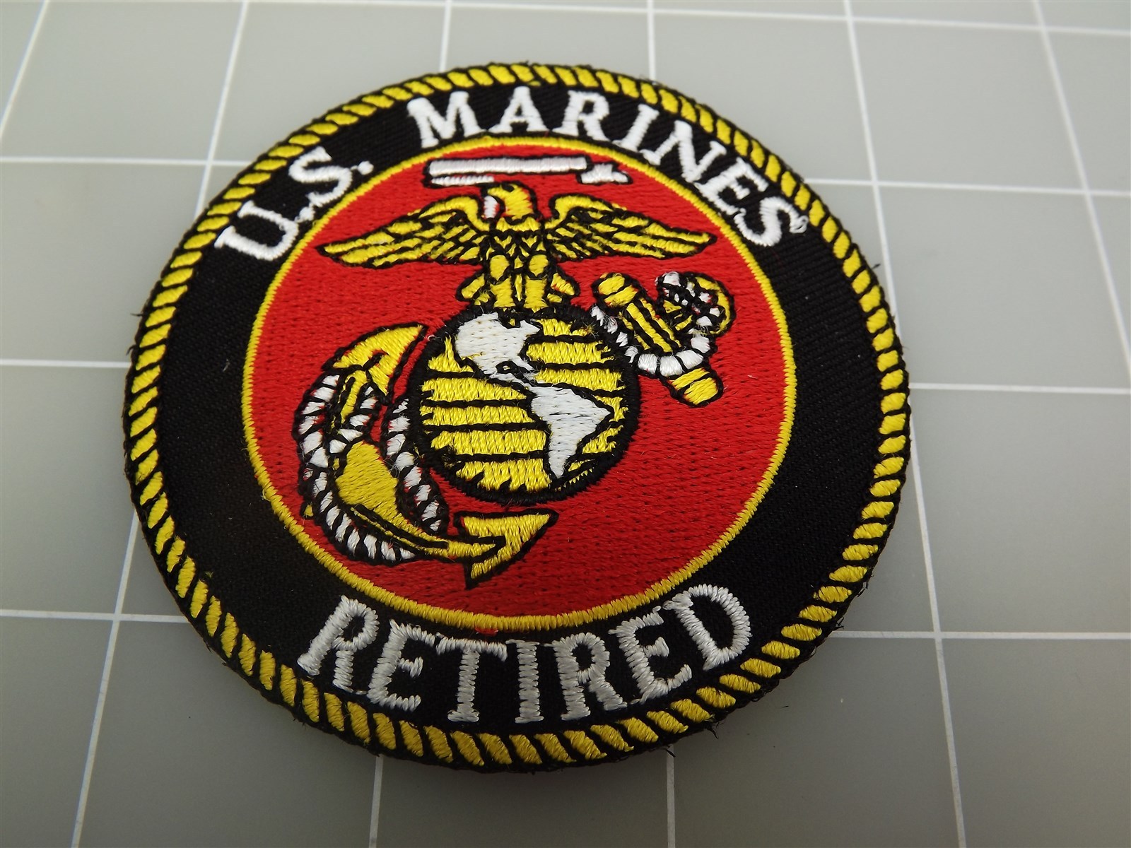 BRAND NEW U.S. Marines RETIRED USMC LOGO Patch 3"