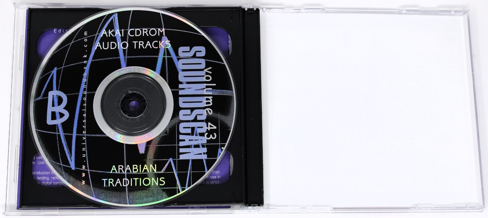 USB Soundscan 43 Arabian Traditions Akai Format Sample/Sound Library/Sampling CD