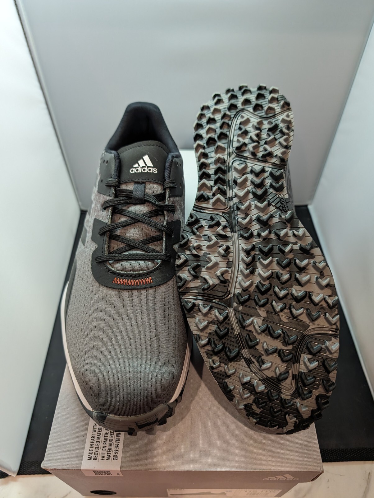 Adidas waterproof spikeless golf shoes