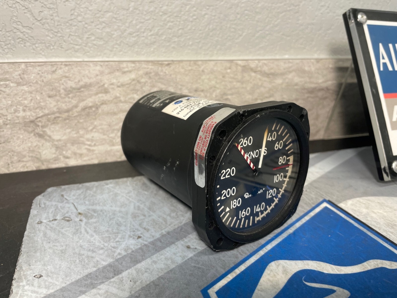 Airspeed Indicator 1518-03 Removed Working