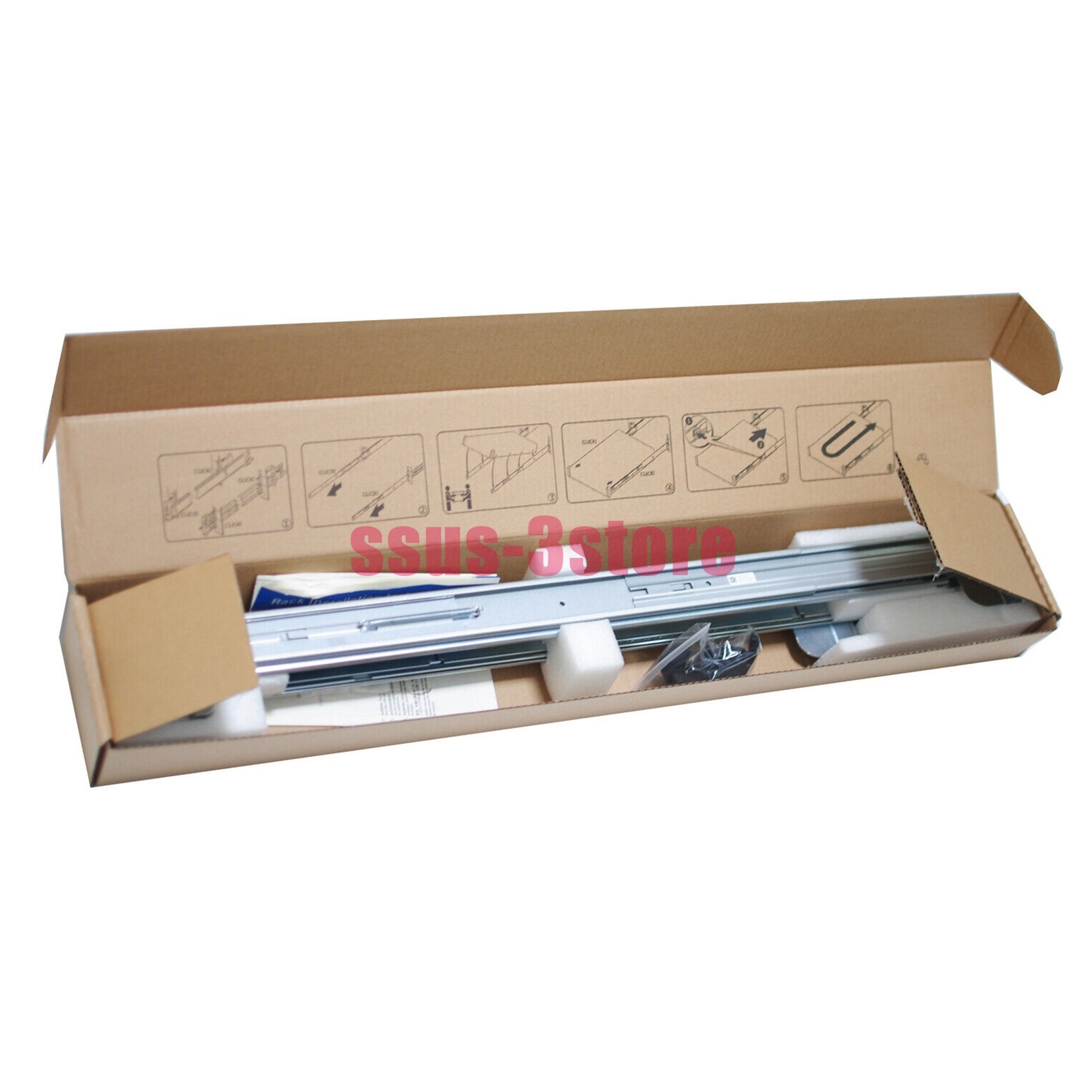 Dell Poweredge R230 R240 R250 R330 R340 Sliding Ready Rail Kit 6RTCR 9D83F CWJ0X