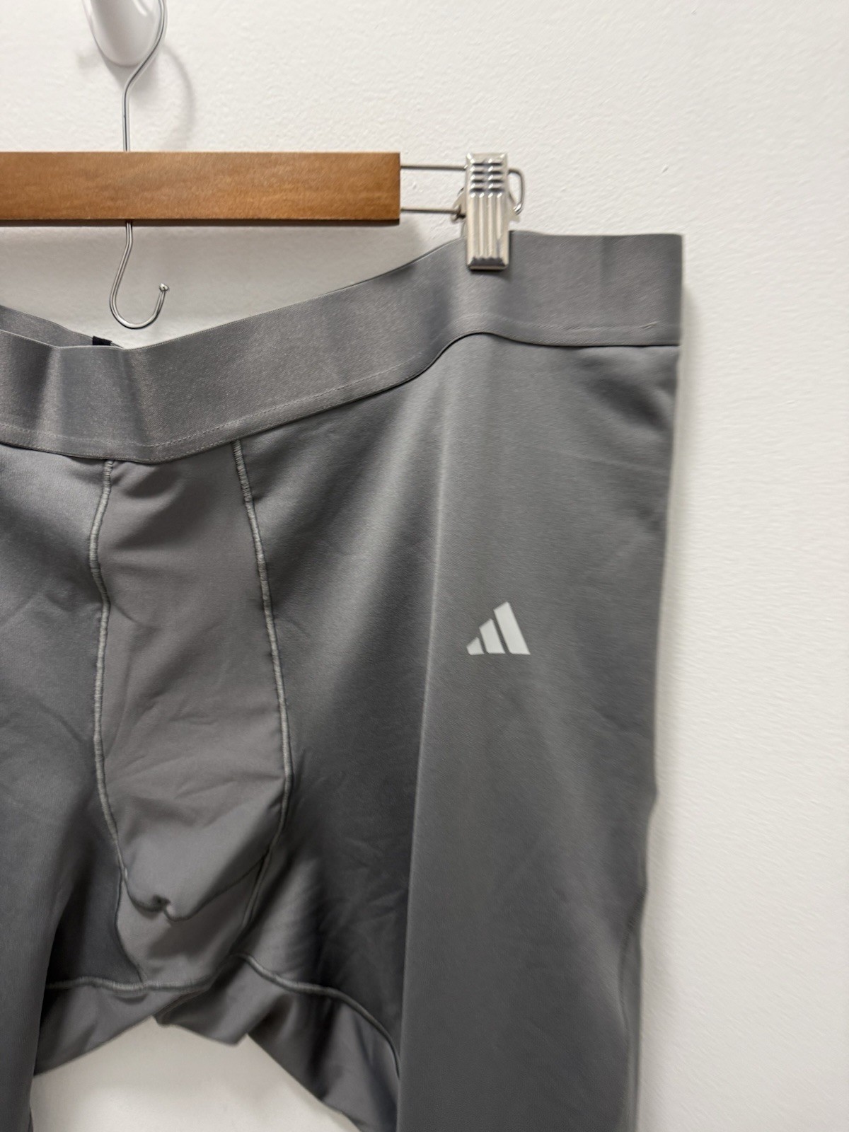 Adidas Techfit Compression Tights Men's 3XL Gray Athletic Training Pants NWT