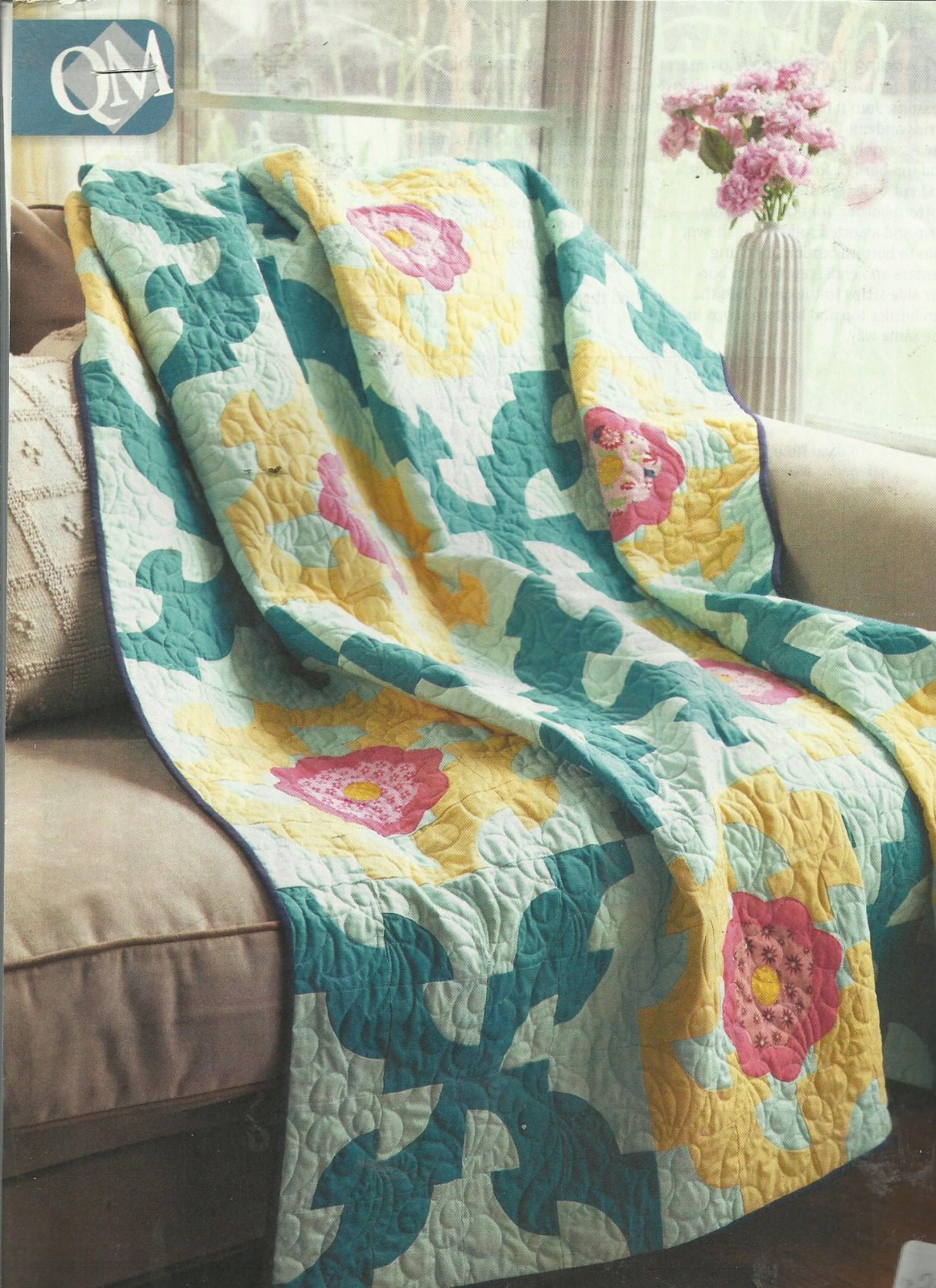 E0713  FLOWER TRELLIS QUILT PATTERN/INSTRUCTIONS