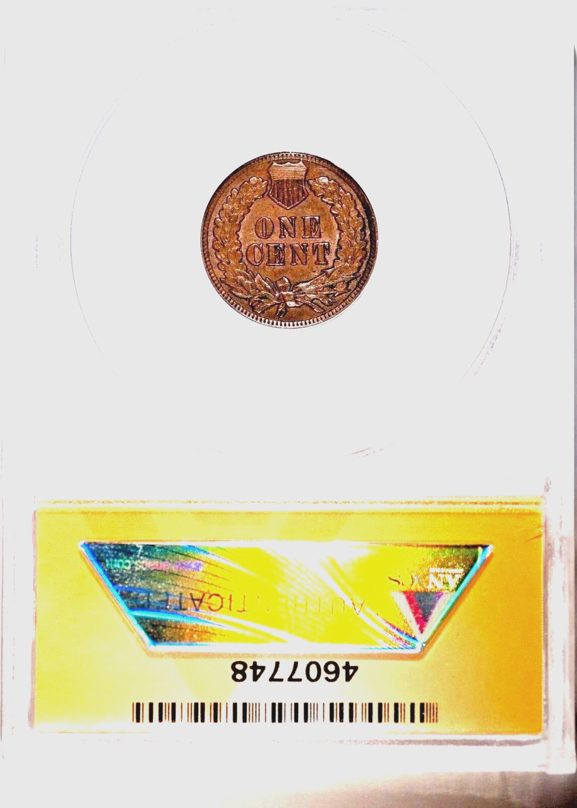 1903 Indian Cent Doubled Date, Snow-1, Au50 ANACS