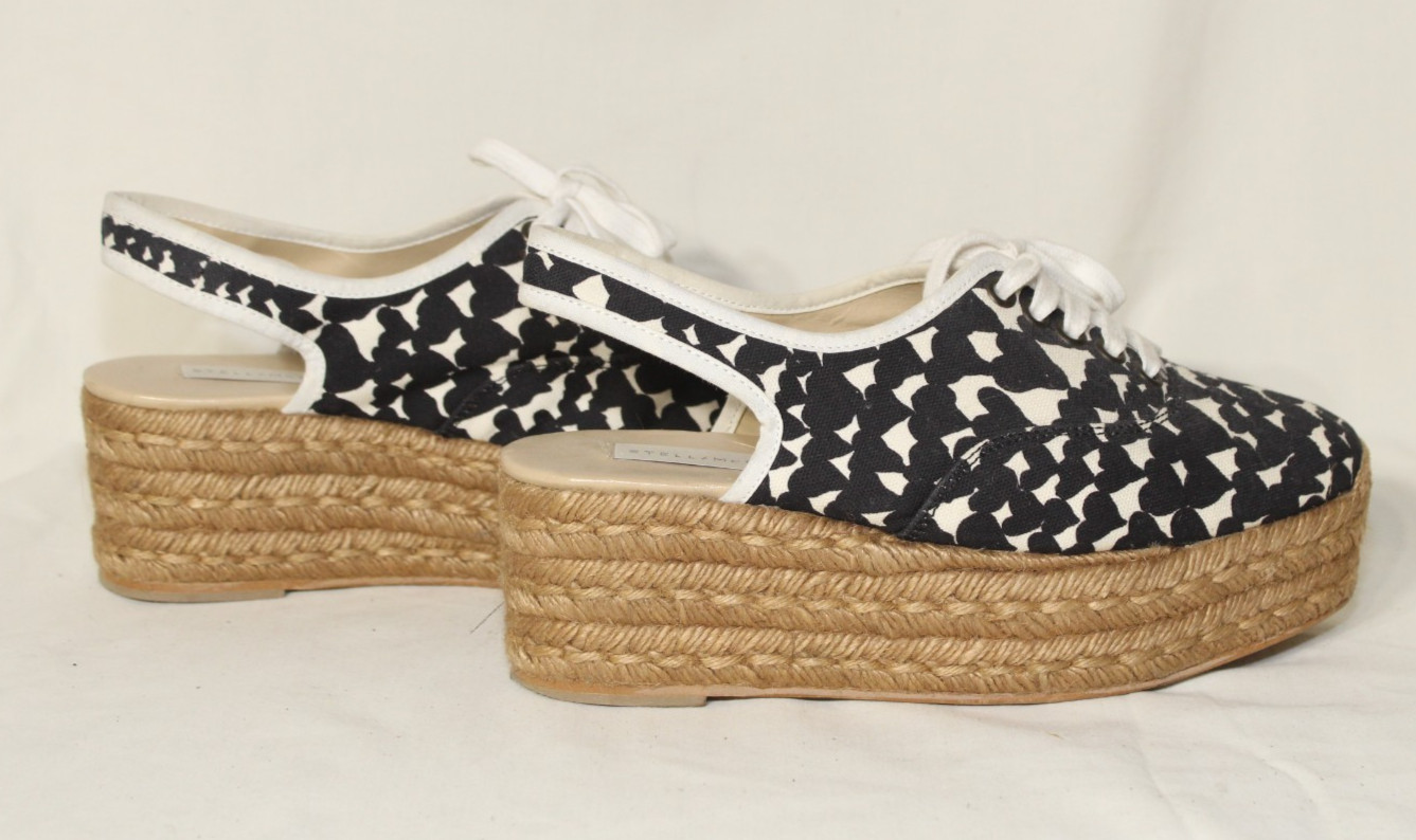 Stella McCartney Canvas Printed Espadrilles sz. 37