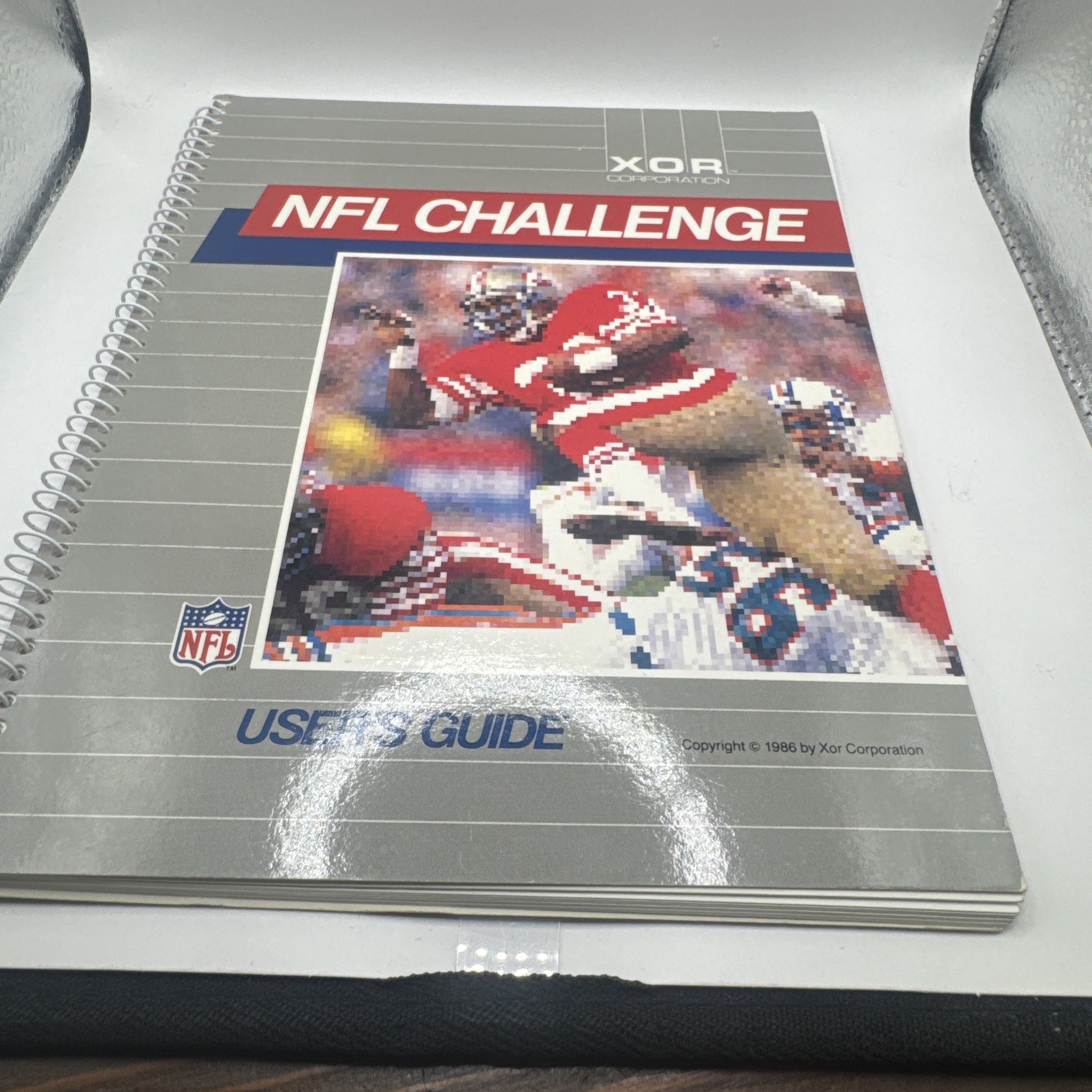 IBM PC Game 1988 NFL Challenge XOR Co - USER GUIDE MANUAL ONLY