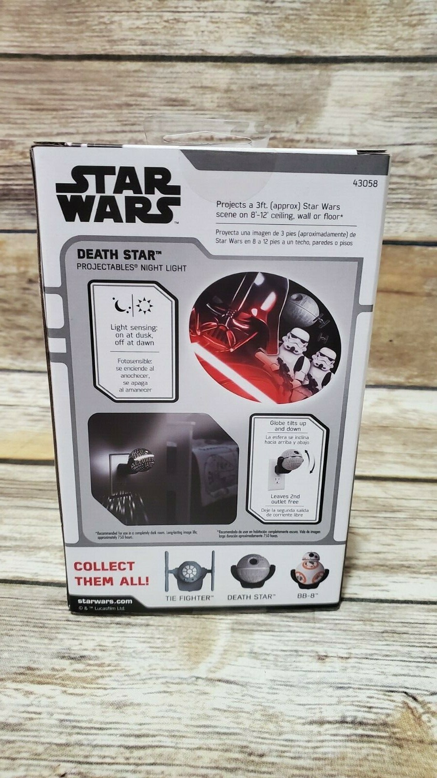 Death Star Projectables LED Night Light Star Wars
