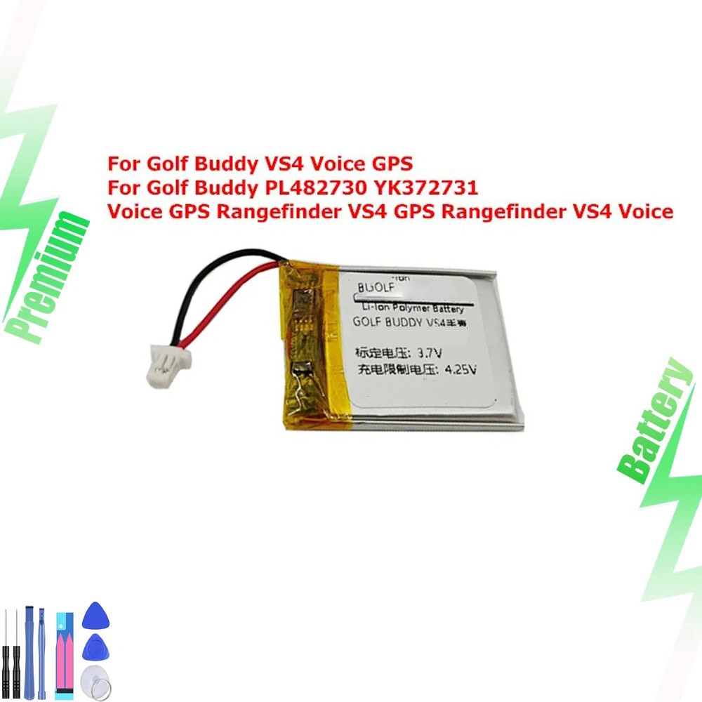 YK372731 Battery for Golf Buddy Voice, Voice+, VS4, Voice 2 GPS Range Finder