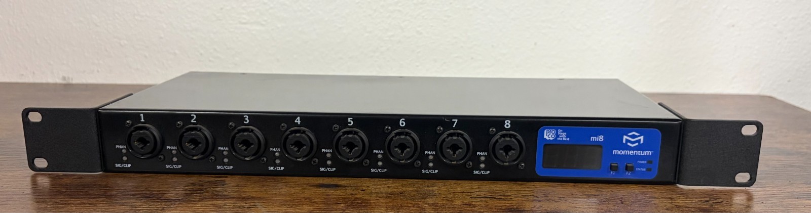 ProCo mI8 Momentum 8-Channel Analog input Module / Black | (Sold As Is)