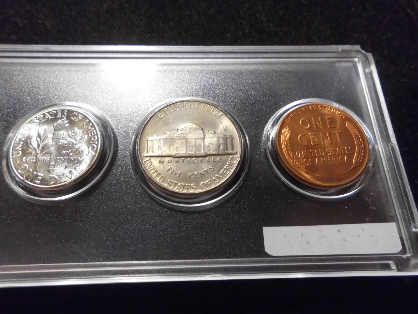 1949 P/D/S GEM UNCIRCULATED B/U MINT SET - 90% SILVER -