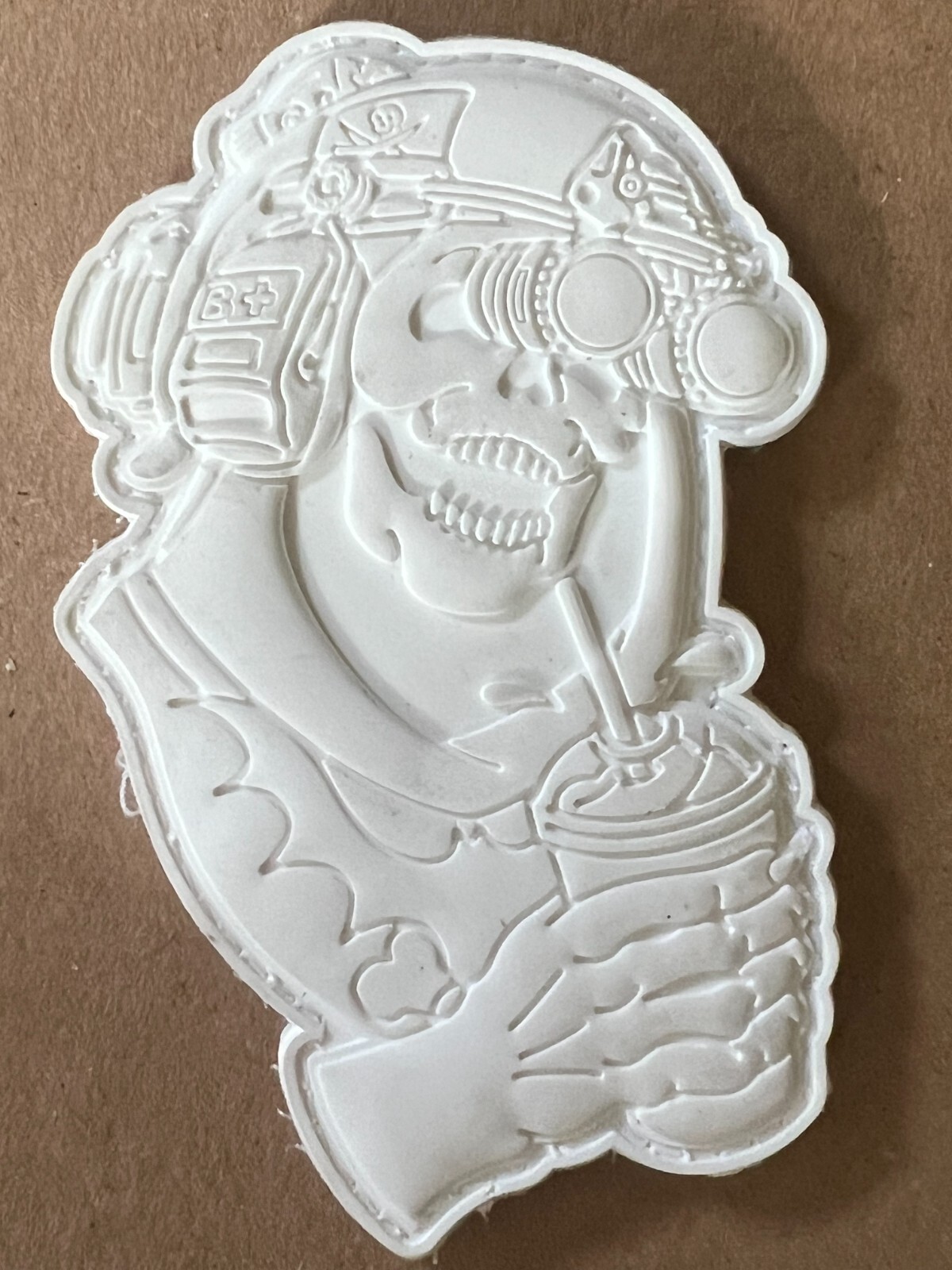 Wasteland Kooks Misfortunes All White PVC Variant Patch Limited Edition