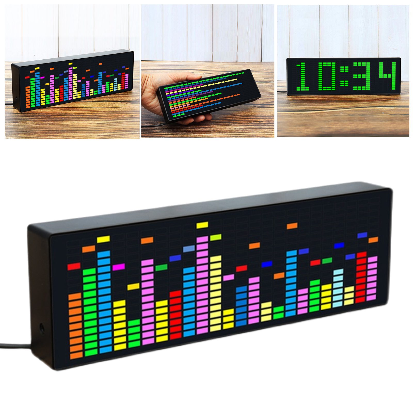 New Music Spectrum Indicator VU Meter VFD Audio Level Display Amplifier Board