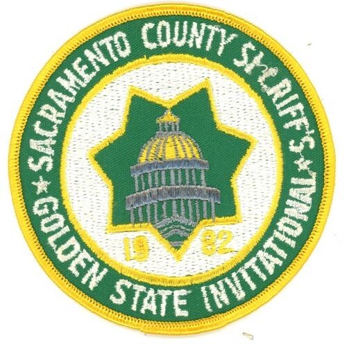 CALIFORNIA CA SACRAMENTO COUNTY SHERIFF COMBAT 1982 NICE SHOULDER PATCH POLICE