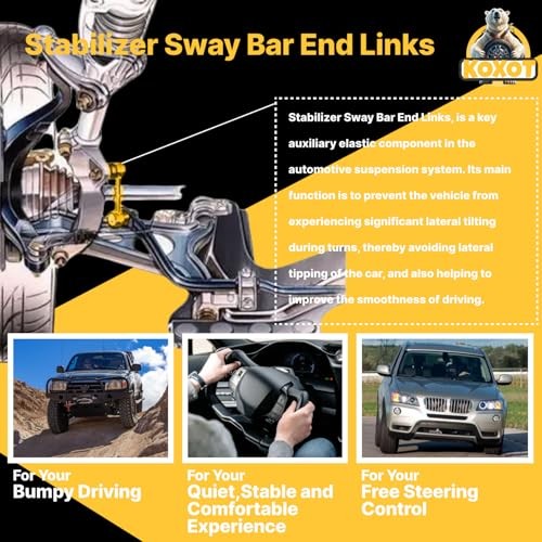 K750630 2Pcs Front Sway Stabilizer Bar Link Compatible With Chevy Sonic 2012