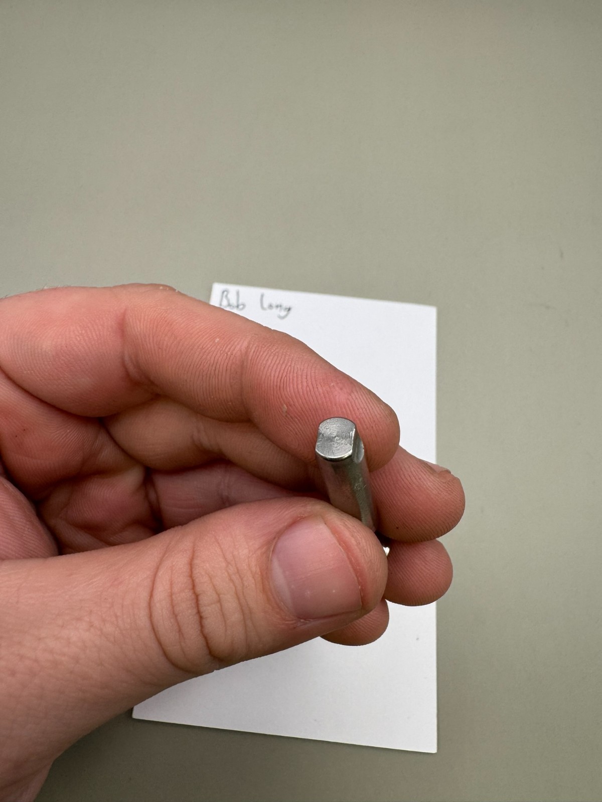 Bob Long G6R Bolt Pin-Silver