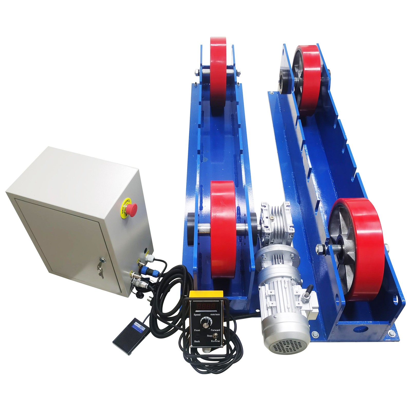 4"-78.7" Welding Roller Frame 220V SingleMotor Adjustable Welding Turning Roller