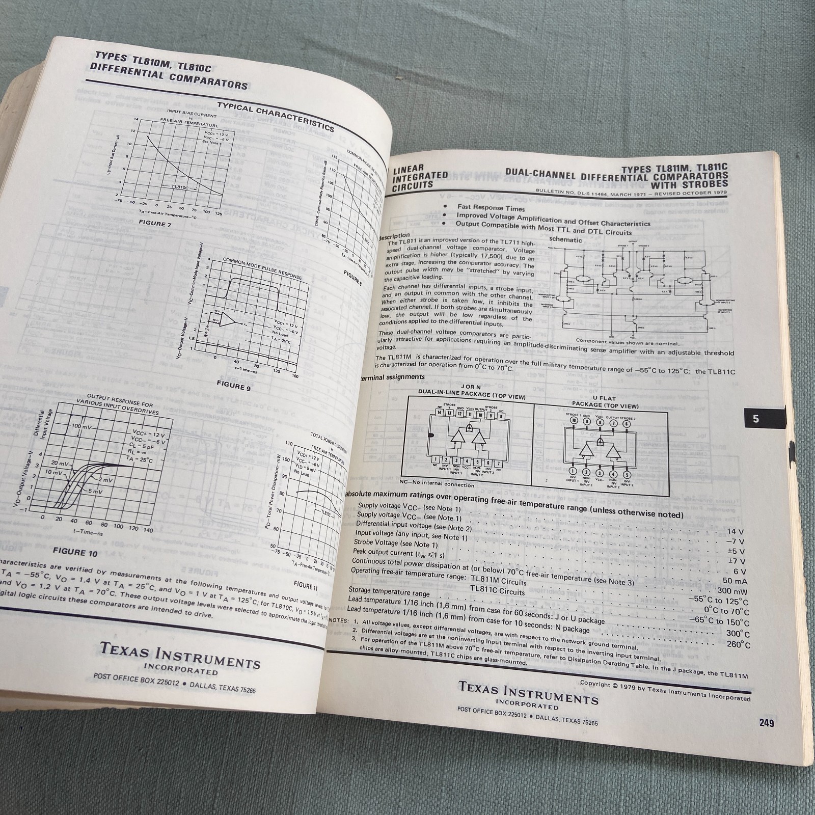 Book Lot Texas Instruments TTL Data 2nd Ed. Supplement Circuits Interface Linear